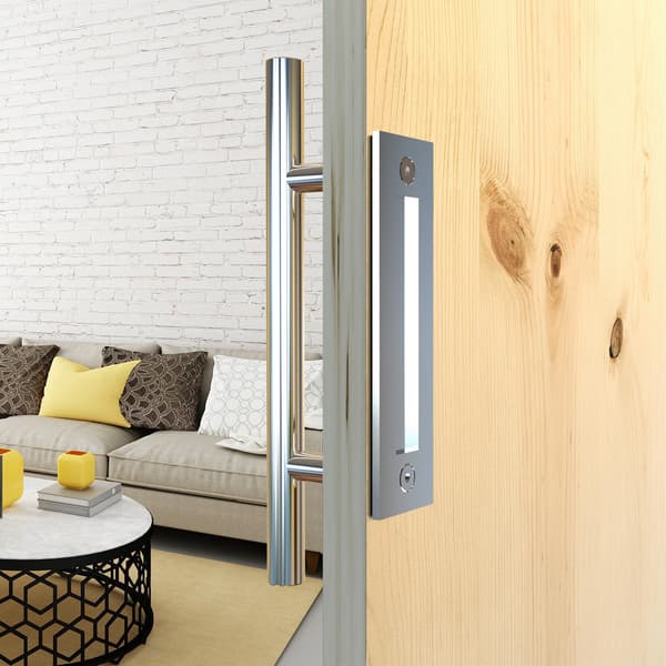 Stainless Steel Sliding Door Handle, Pull Handle and Flush Set, Two-