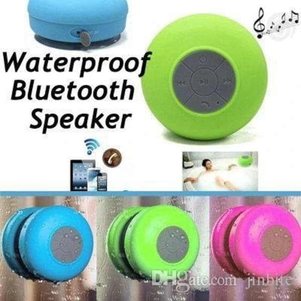 Mini kannettava suihku vedenpitävä langaton kaiutin subwoofer musta