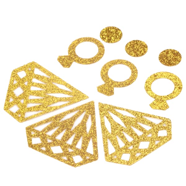Diamond Ring Shaped Sequin Confetti for Engagement Party Wedding Party Decoration