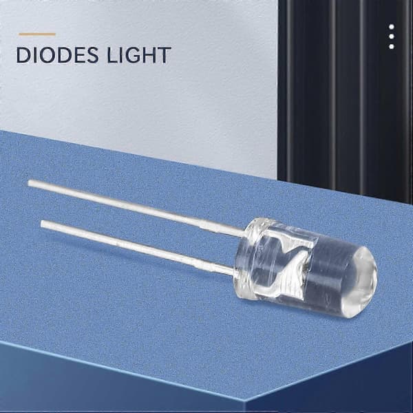 100 stk/parti 5 mm rund lilla UV LED-diode Superlys Vandklar LED-lampe Lilla farve