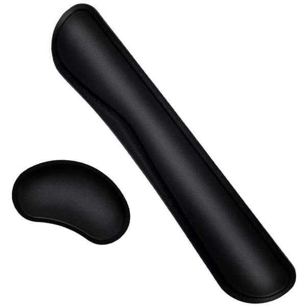 Computer Keyboard and Mouse Pad Support Memory Foam Set Simple