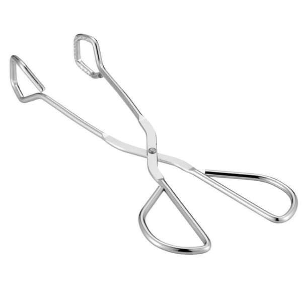 Kjøkken- og bordtang, grilltang, rustfritt stål, lengde: 24 cm, sølv