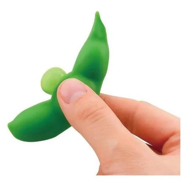 6-pak - Grønne bønner - Bønner - Fidgetlegetøj - Legetøj / Sensorisk Grøn Grøn one size