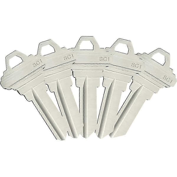 Blank Keys Sc1 Key Blanks Pack Of 100pcs Blank Keys House Office Brass Key Blank, Silver