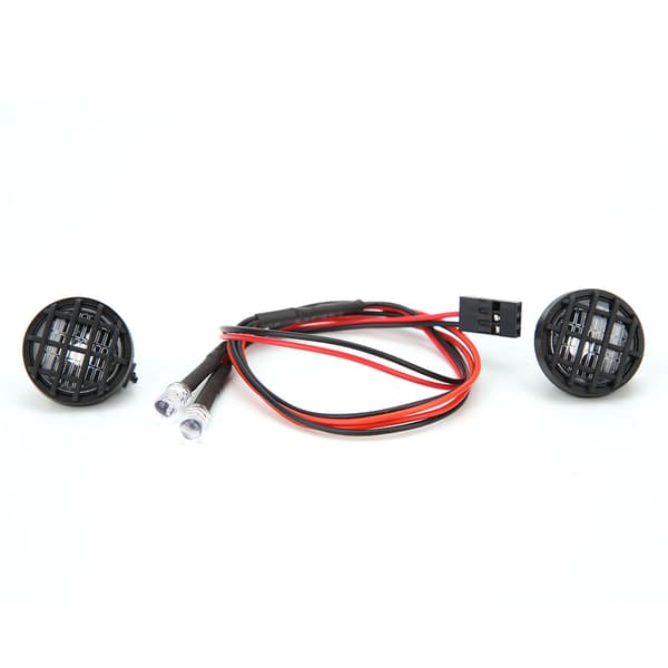 Universal hvit 22MM frontlysdekorasjonssett for 1/10 skala RC beltebil leketøybil