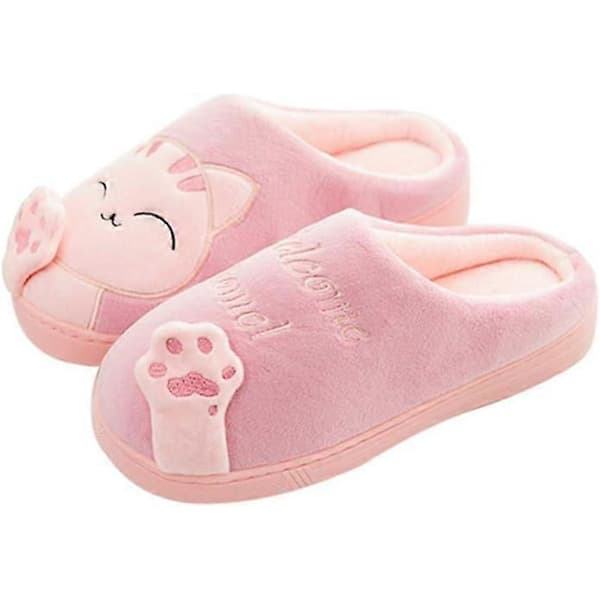 Dam Herrtofflor Fluffiga Memory Foam Slip-on Hustomtar i imitation mocka med halkfri sula Inomhus Utomhus