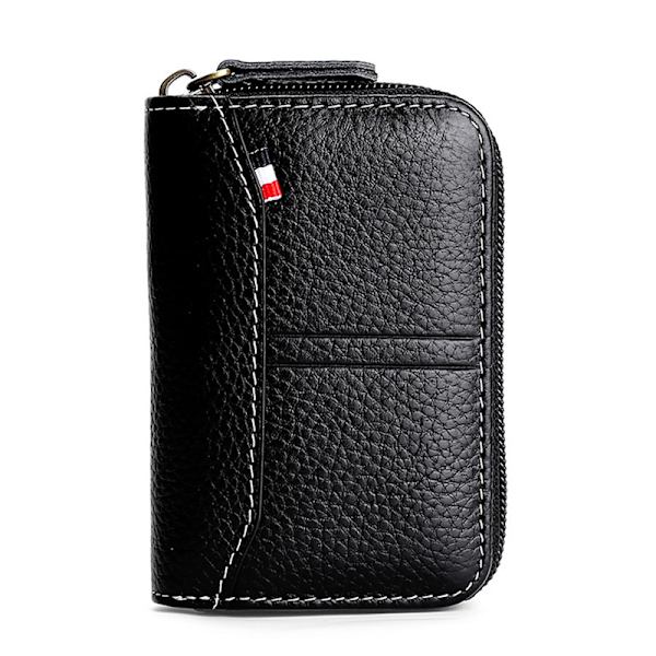 RFID-blocking leather card holder for women 59