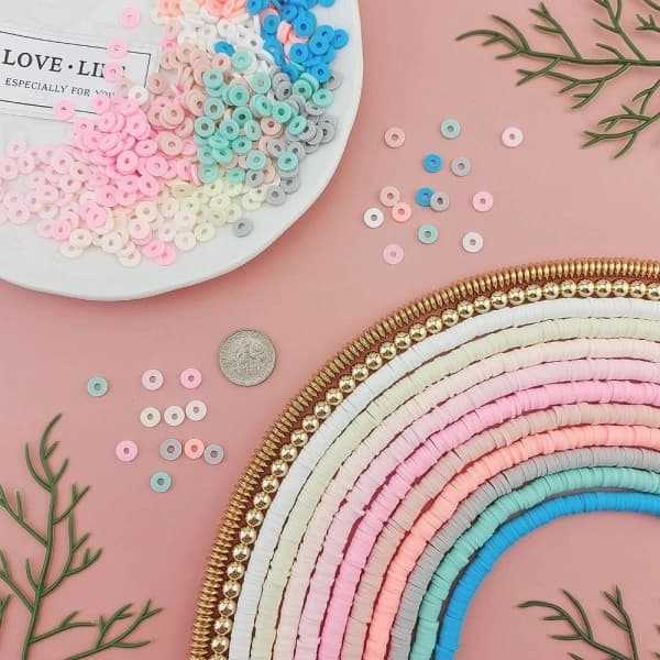 Leireperler Leireperlesnorer DIY Armbåndssett