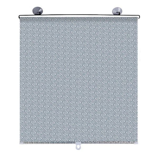 Multifunctional Roller Blinds with Suction Cups, Sun Protection, Blackout, Nail-Free 58 * 125 cm (Grey)