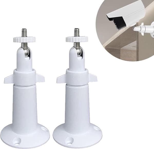 Adjustable Camera Wall Mounts, for Indoor/Outdoor Security Cameras, 2-Pack