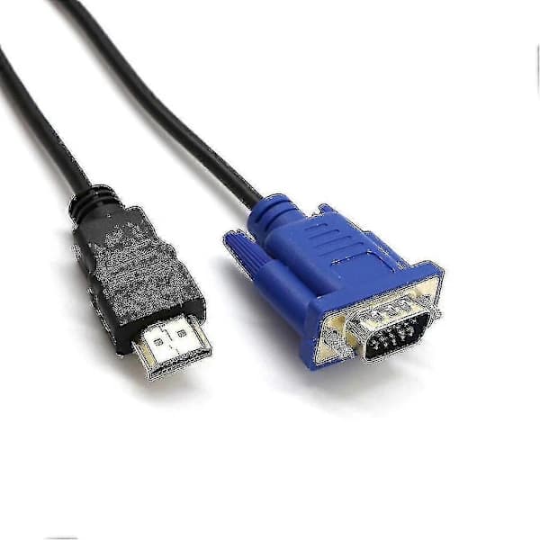 1m HDMI til VGA 1080p Konverteringskabel til HDMI til VGA-forbindelser [CO]