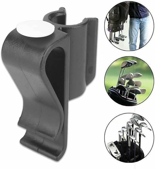 Stykker - Golfputterklemme + Golfboldmarkør - Golfputterklemmer - Putterholder - Putting & Puttinglinje - Boldmarkør - Greenmarkør - Boldmarkering