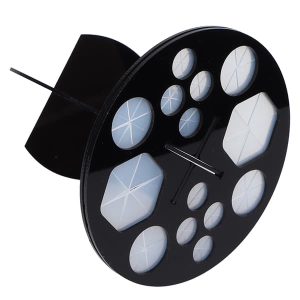 Makeup Brush Drying Rack 14 Holes Multifunctional Makeup Brush Holder for Makeup Black