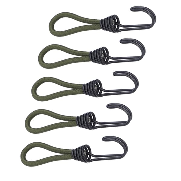 10 stk telt elastisk tau med krok campingteltfiksering elastisk tautilbehør