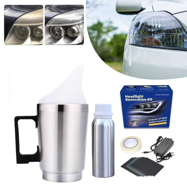 Vapors Headlight Repair Kit for Car Remove Headlight Yellowing Vehicle Accessories EU Plug EU plug