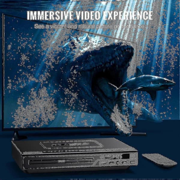 DVD-soitin televisioon Blu-ray DVD-soitin kaukosäätimellä HDMI-kaapeli Wigslar