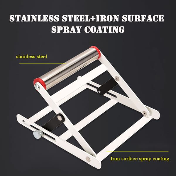 Cutting Machine Long Material Support Stand Heavy Duty Roller Holder for Table Saw Mill Tray Rack Tray Rack