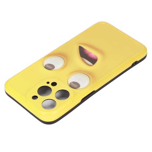 Slitesterkt 3D-tegneseriemønster mobiltelefondeksel for iPhone Støtsikkert mobilskall for iPhone 13 Pro