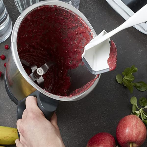 Genanvendelig køkkenroterende spatel Multifunktionsblender Hvid White