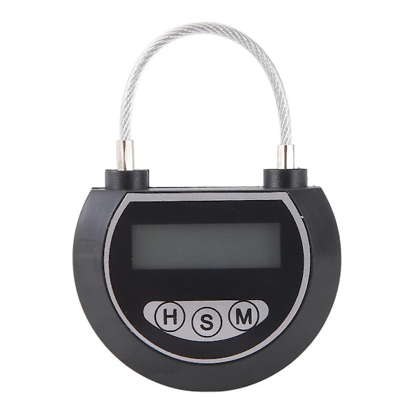 Electronic Time Lock Timer Box Multifunctional Time Box for Toys Black
