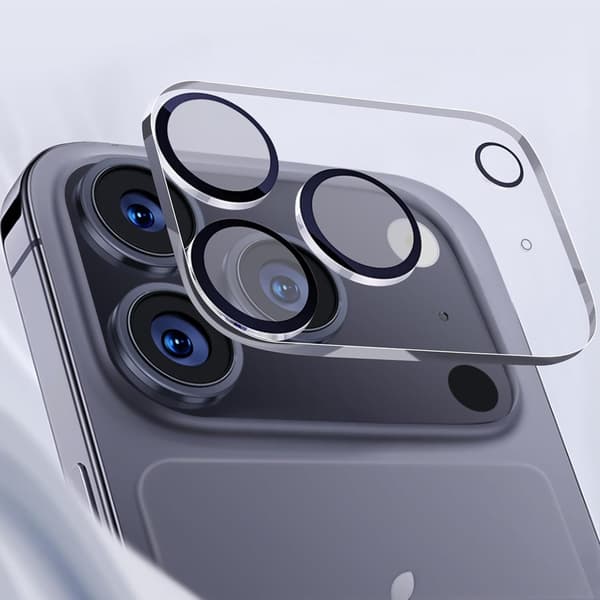 iPhone 17 Pro -suojalinssi, 3 kpl, läpinäkyvä ja sileä