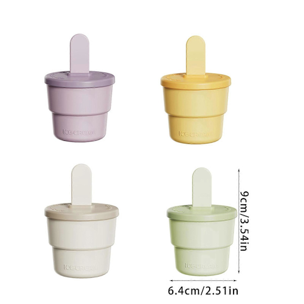 Flexible Silicone Popsicle Mold Functional Silicone Popsicle Molds Practical Tool for Making Popsicles Purple Purple