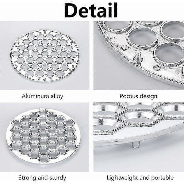 Dumpling Machine for Dumplings - Manual Ravioli Mold, Pasta Dumpling Maker for Filled Dumplings & Pelmeni