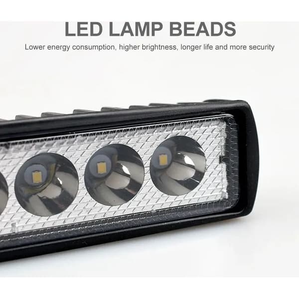 Powerful LED Fog Light for Car - Weatherproof, Quick Installation, Suitable for Multiple Vehicle Models (1 pc)