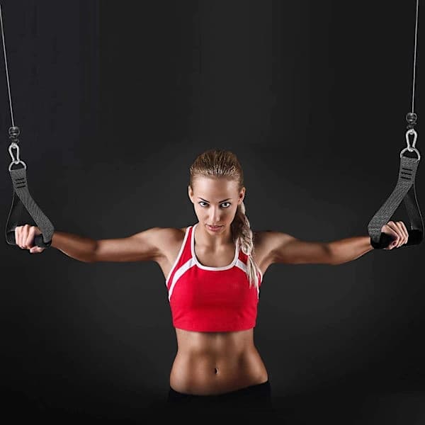 Resistance Band Handle for Gym - Heavy Duty Exercise Handle, Sturdy and Comfortable Cable Handle Compatible