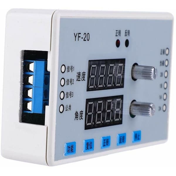 Hastighetsregulator YF-20 7-30V DC Digital Display Drivkontrollmodul for Stepper Motor Hastighetskontroll