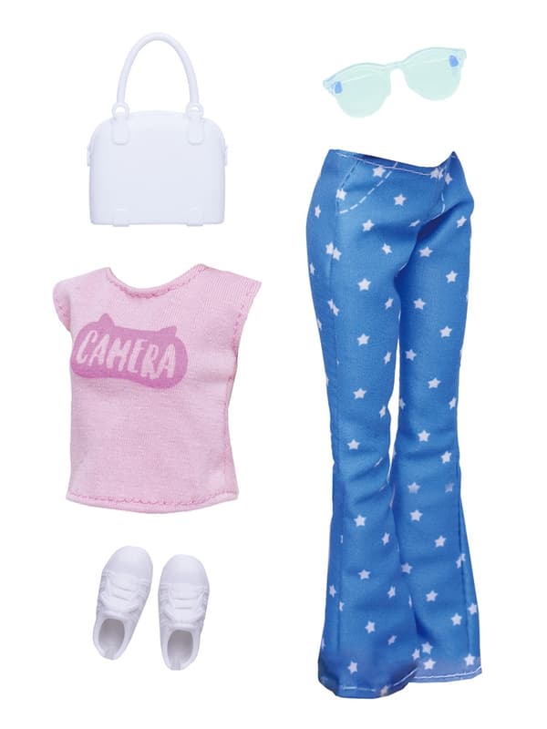 Anlily Docka med Jeans, multifärg