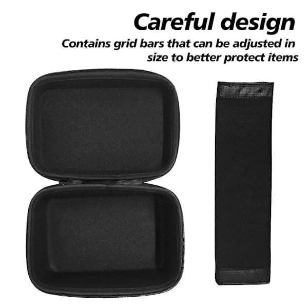 Mini Projector Carrying Case EVA Storage Bag with Soft Interior and Handle for HY300 HY300 Pro Travel Gray Gray