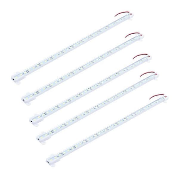 5 stk 12V LED-stripslys for nattmarked, 24V batteribillysrampe