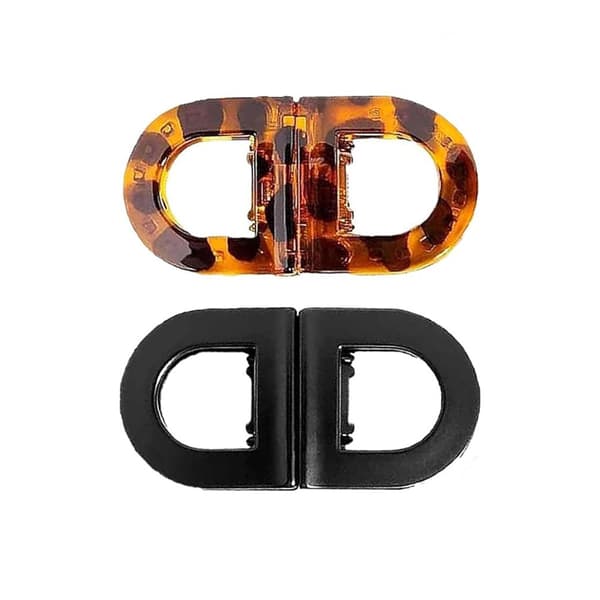 Magnetisk hårklemme – 3 stk 60 Black
