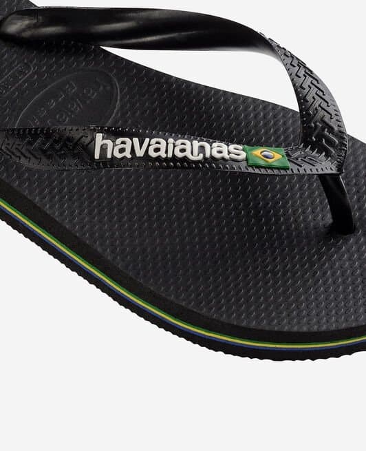Havaianas Flip Flops Brazil Logo Sort 39/40