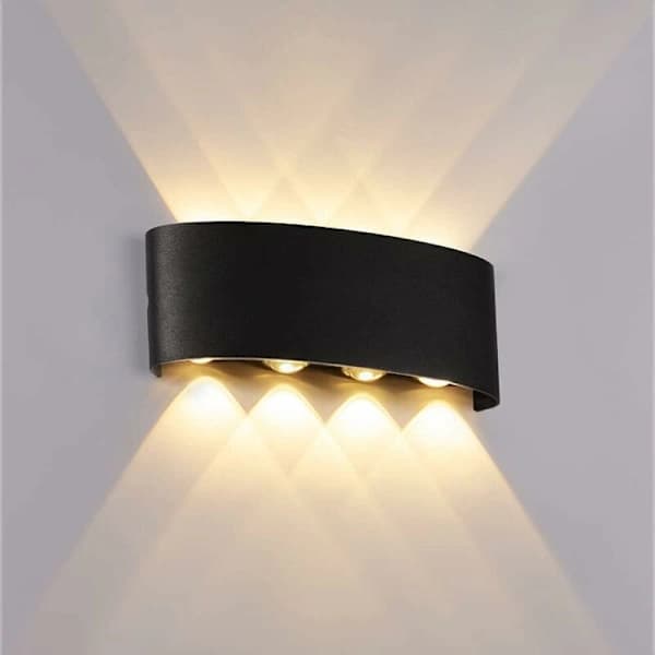 8W LED Wall Lamp Outdoor LED Indoor Waterproof 120° Beam Angle