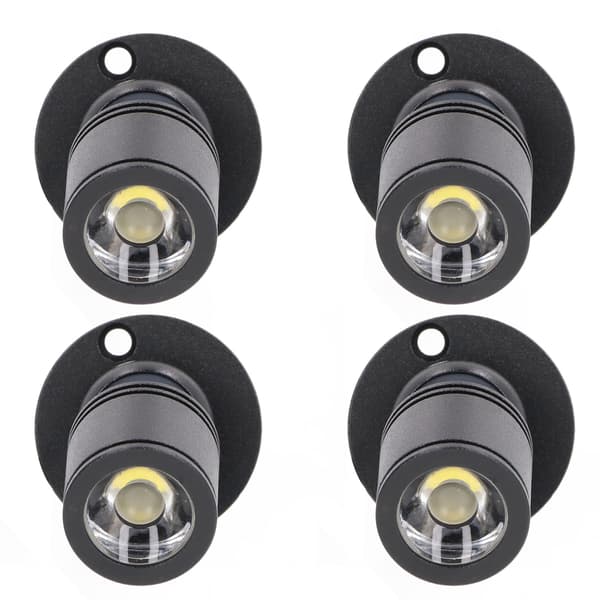 5V USB mini spotlight dæmpbar LED spotlight til udstilling af smykkeskabe veranda entré (en til fire) sort varmt lys