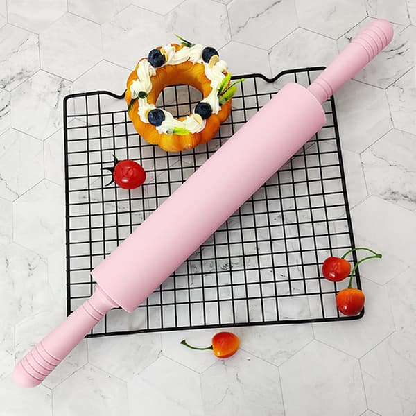 Non-stick Rolling Pin, Colorful Baking Tool, Dough Roller, Kitchen, Pink Pink