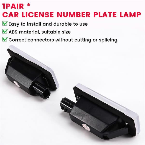 Bilnummerpladelys til Nissan Serena Altima Suzuki Landy Dacia Duster LED-nummerpladelys L