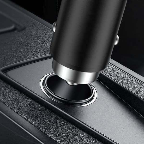 Quick Connect SAE to Cigarette Lighter Adapter Cable for Various Power Solutions, Short Circuit Protection Adapter Dust Cover 0.3m Dust cover 0.3m