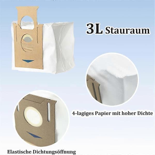Til Ecovacs Deebot N8 N8 Pro N10 Plus T8 Plus Moppeklud Støvpose