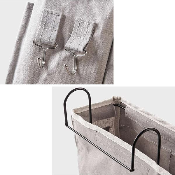 Bærbar babyplejetaske opbevaring til tremmeseng, 1 stk (hvid)
