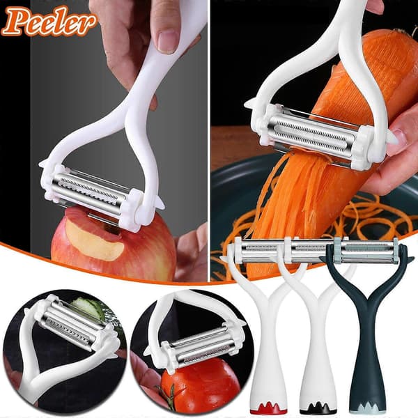 Stainless Steel Peeler for Potatoes, Vegetables, Fruit, Kitchen Utensil