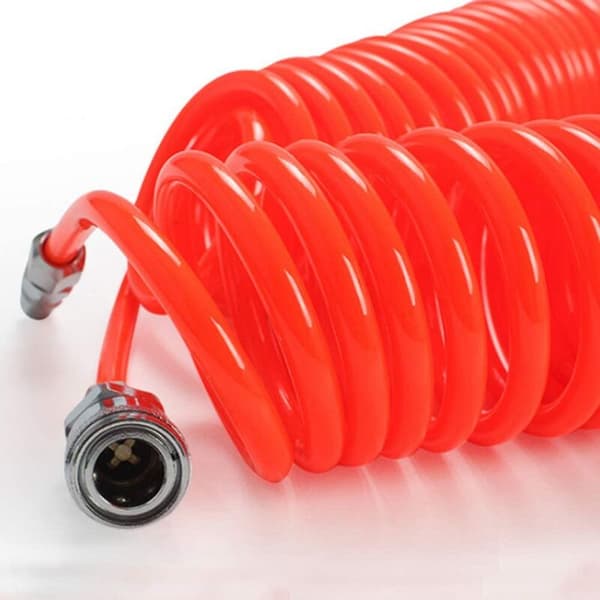 Spiralluftslang, spiralluftslang med koppling, spiralledning, flexibel slang