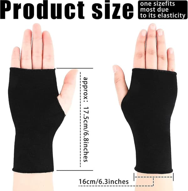 UV-beskyttelseshansker Håndleddslengde Solbeskyttelse Kjørehansker Unisex Fingerløse