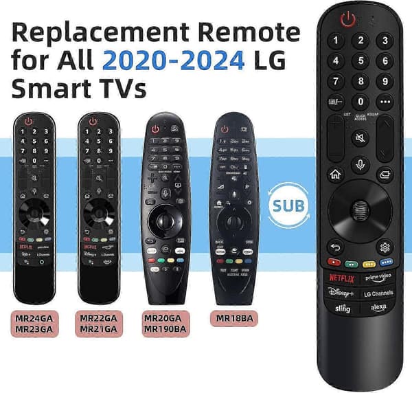 2025 Newest Magic Remote for LG TV Remote Control Replacement. Compatible with