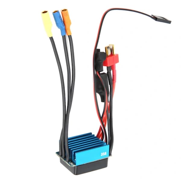Waterproof 35A Sensorless Brushless ESC Speed Controller for 1/10 1/14 1/16 1/18 RC Car