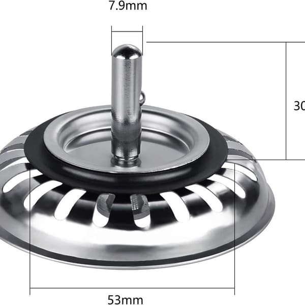 Diskbänkssil, 80 mm, 1 st korgsil ersättning