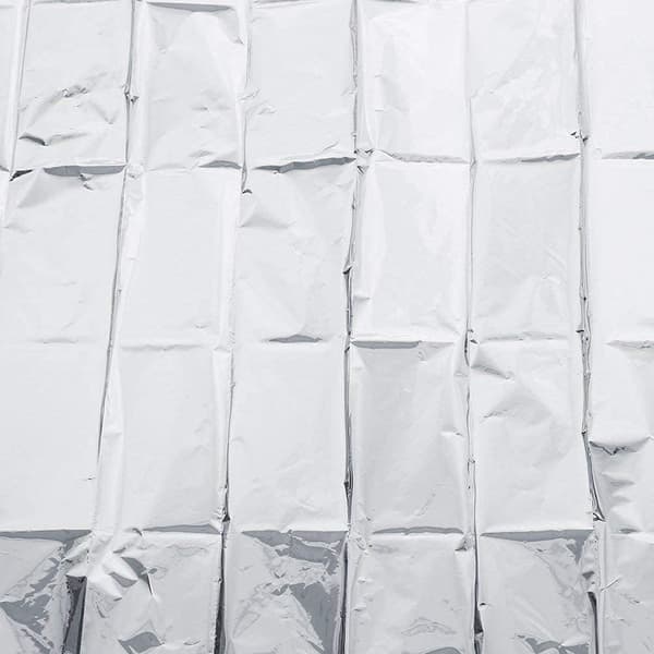 4 stk. nødfilte Foldbare Sølv 210x160cm