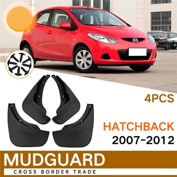 4 roiskeläppää - 2 Hatchback 2007-2012 lisävarusteet